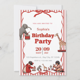 Invitation Toddler and young children StoryBook