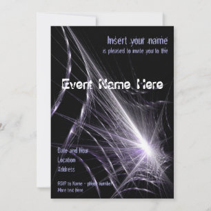 Invitation Toile d'araignée