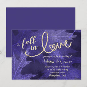 Invitation Tomber amoureux de l'automne   Mulberry Fête des m