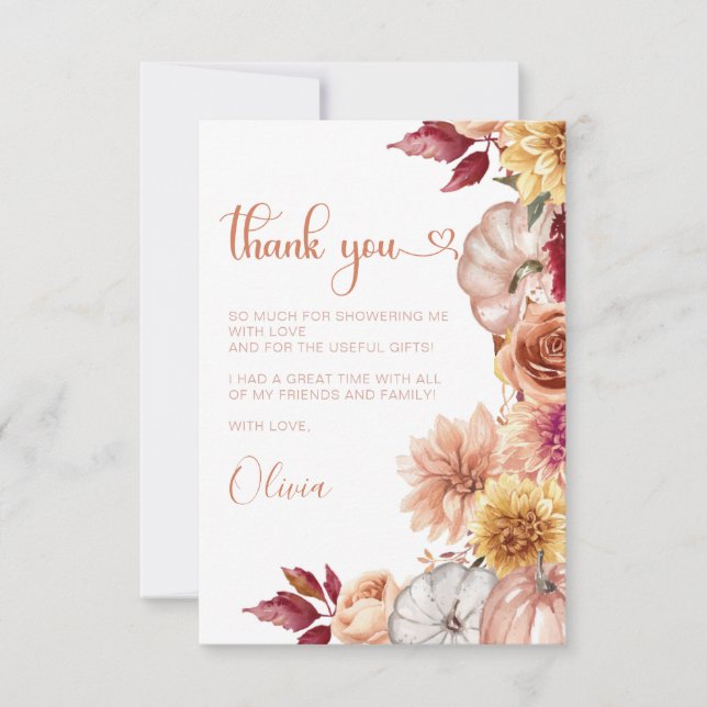 Invitation Tomber amoureux Fête des mariées merci (Devant)
