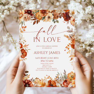 Invitation Tomber Amoureux Rustique Bourgogne Fête de Mariage