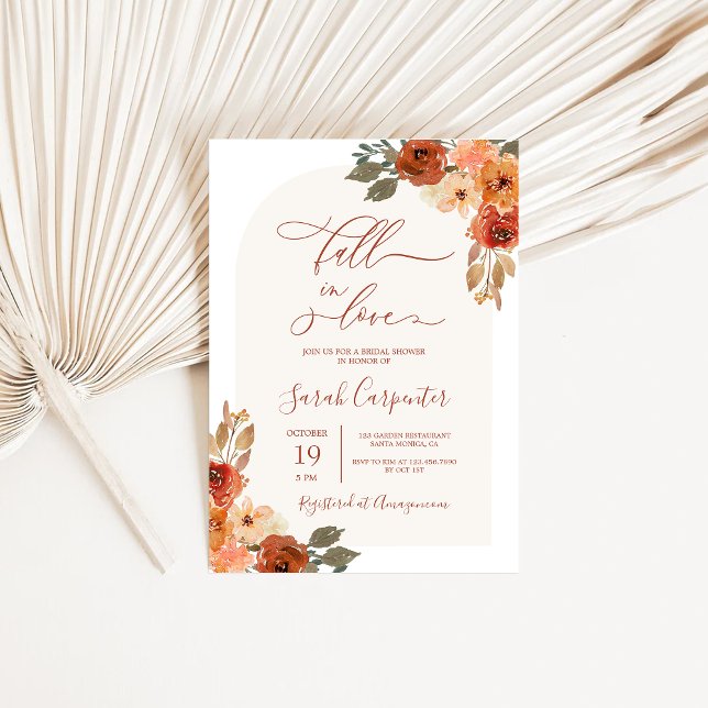Invitation Tomber dans la Fête des mariées de l'amour (Créateur téléchargé)