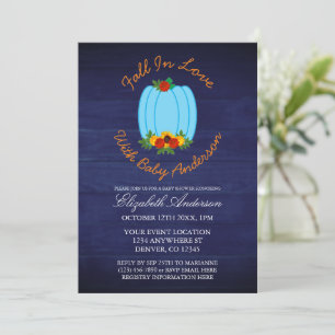 Invitation Tomber dans le Baby shower de l'amour