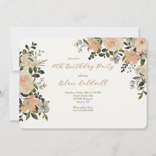 Invitation Tombez amoureux 3 Floral