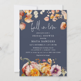 Invitation Tombez amoureux de la Saint-Valentin Citrouilles E