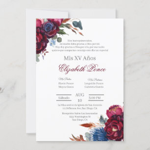 Invitation Ton bijou Quinceañera