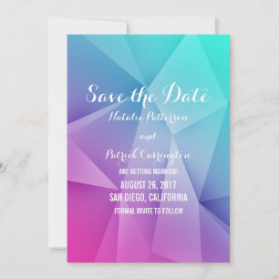 Invitation Tons bijoux multicolores Enregistrer l'Invitation