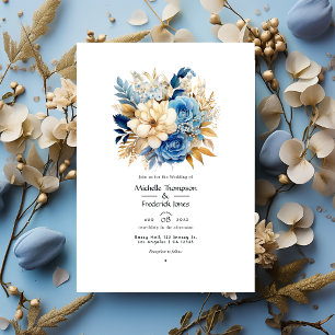 Invitation Tons Floraux de Mariage d'Été de Plage