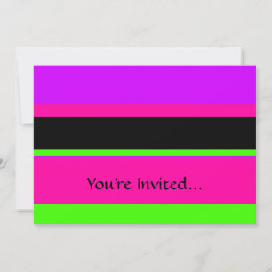 Invitation Tons roses chaudes et mauves - Design moderne