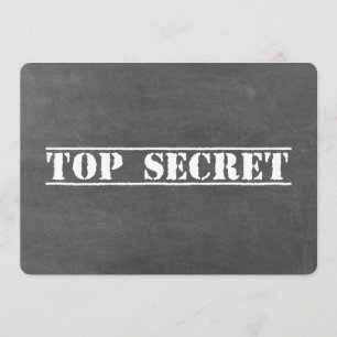 Invitation Top Secret Best Man ou Junior Groomsman Propositio