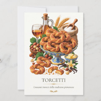 Invitation Torcetti – Vintage Italian Dessert