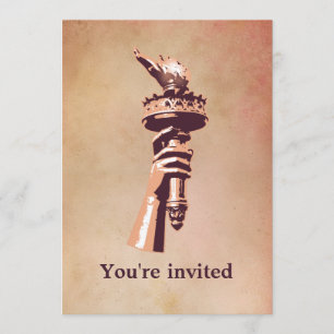 Invitation Torche de la liberté