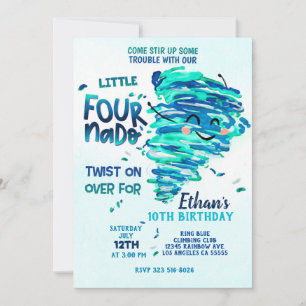 Invitation Tornade Quatre