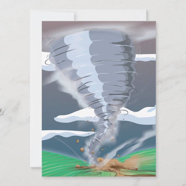 Invitation Tornade Twister (Devant)