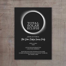 Total Solaire Eclipse - 2024 ou date personnalisée