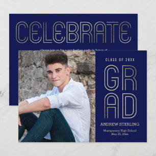 Invitation Touche de la classe ÉDITABLE COULEUR Graduation Ph