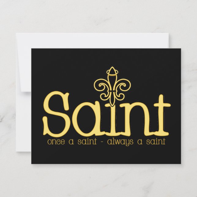 Invitation Toujours un SAINT (Devant)