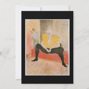 Invitation Toulouse-Lautrec - Mademoiselle Cha-u-kao Siège