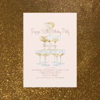 Tour de champagne rose pour fête surprise des 50 a