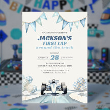 Tour de piste de course automobile 1er anniversair