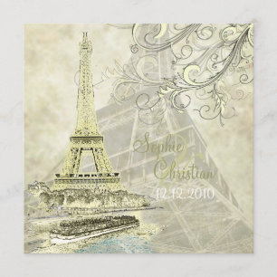 Invitation Tour Eiffel+Bateau mouche+tournois invite à un mar