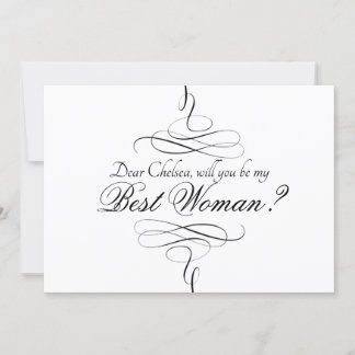 Invitation tourbillonnant Black Et White Artsy Mei