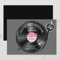 Tourne-disque d'enregistrement rétrospectif Invita