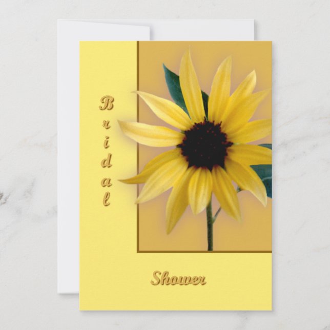 Invitation Tournesol (Devant)