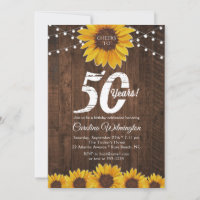 Tournesol rustique 50e anniversaire lumières à cor