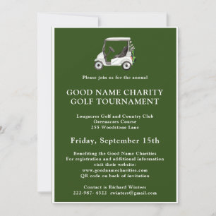 Invitation Tournoi Charity Golf