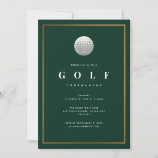 Invitation Tournoi de golf