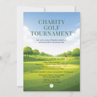 Invitation Tournoi de golf de charité