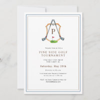 Tournoi de golf élégant Country club