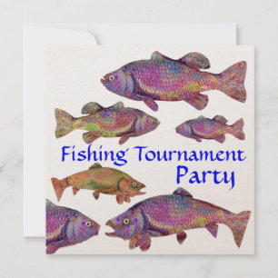 Invitation TOURNOI DE PÊCHE KINGFISHER PARTI Champagne
