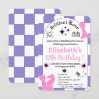 Tournoi D'Échecs Fête D'Anniversaire Pour Filles T