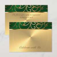 Tournois de Filigree vert et or de Quinceanera Eme
