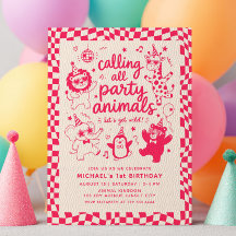 Tous les animaux de fête appelés Anniversaire Hot 