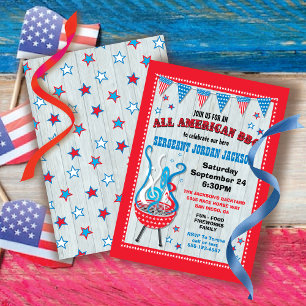 Invitation Tous les BBQ américains