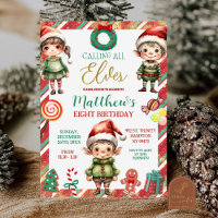 Tous les elfes Noël Cookie Enfants Anniversaire