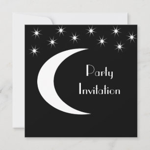 Invitation Tous les événements Black & White Moon Stars Party