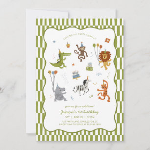 Invitation Tous les fêtards sont invités ! Anniversaire Safar