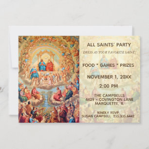 INVITATION TOUS LES SAINTS JOUR FÊTE FÊTE FÊTE FÊTE