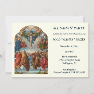 INVITATION TOUS LES SAINTS JOUR FÊTE FÊTE FÊTE FÊTE