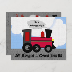 Invitation Tous les trains à bord