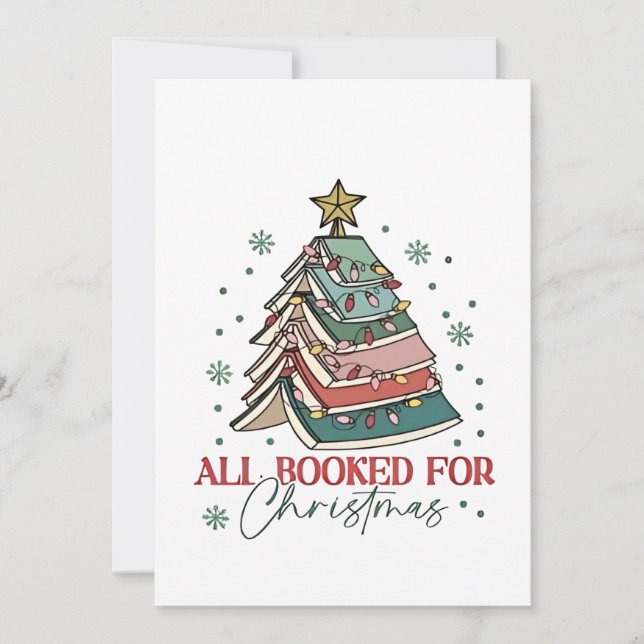 Invitation Tous Réservés Pour Noël Lover Noël Noël (Devant)