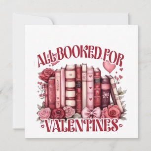 Invitation Tous réservés pour Valentine Bookish