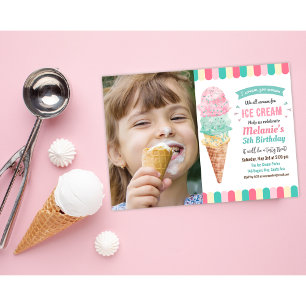 Invitation TOUT ÂGE - Carton d'invitation pailleté pour anniv
