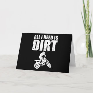 Invitation Tout Ce Dont J'Ai Besoin, C'Est Un Motocross Dirt 