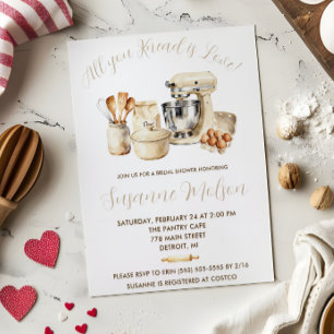 Invitation Tout ce dont vous avez besoin c'est d'amour ! Fête
