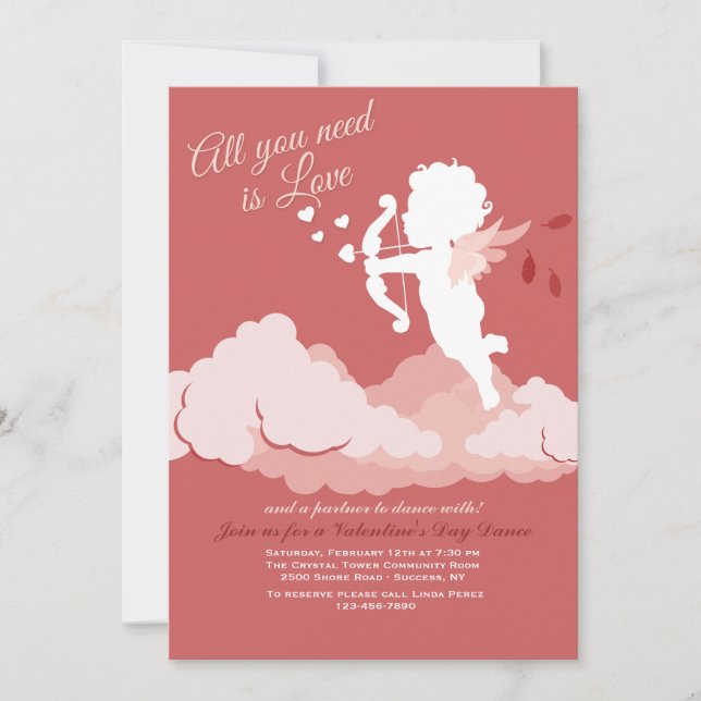 Invitation Tout ce dont vous avez besoin, c'est de l'invitati (Devant)